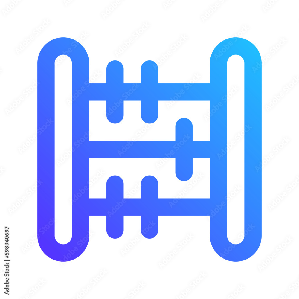 abacus gradient icon abacus gradient icon