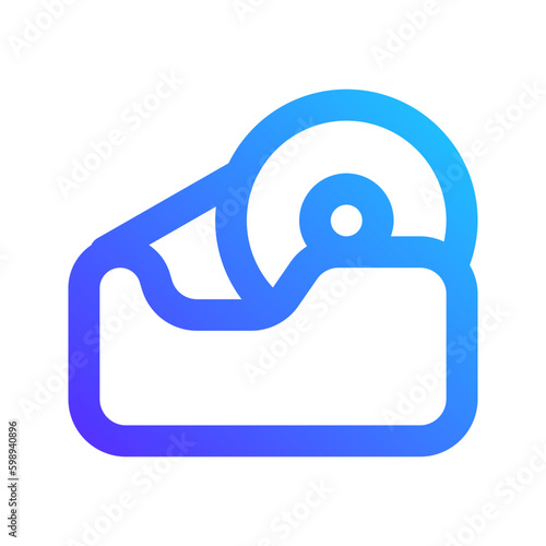 tape dispenser gradient icon