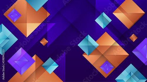 Abstract memphis background. colorful shapes composition.