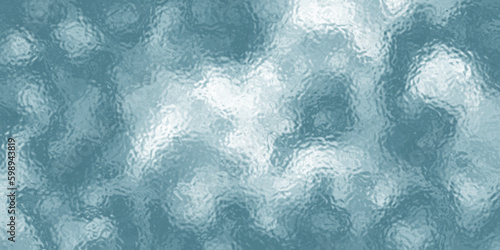 Frosted glass texture .Blue glass texture background .Light matte surface. Frosted plastic. Vector illustration background.