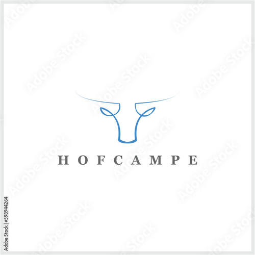 buffalo cow farm logo