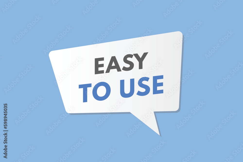 Easy to Use text Button. Easy to Use Sign Icon Label Sticker Web Buttons Easy to Use text Button. Easy to Use Sign Icon Label Sticker Web Buttons