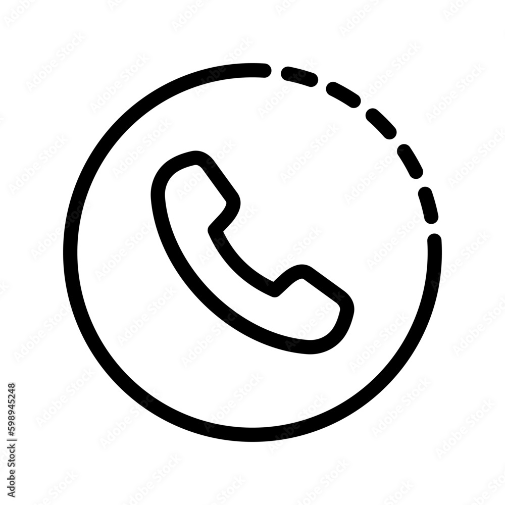 Phone icon. sign for mobile concept and web design. vector illustration Phone icon. sign for mobile concept and web design. vector illustration
