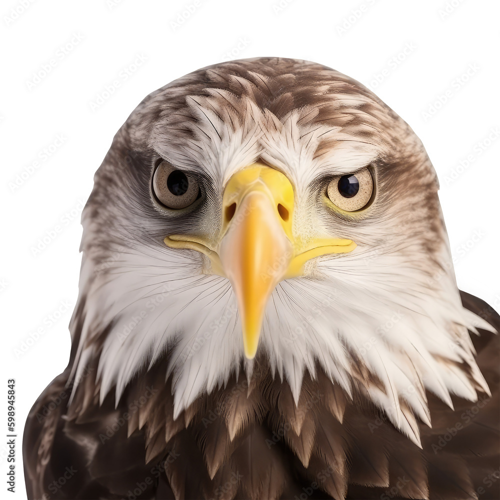 brown eagle isolated on white brown eagle isolated on white