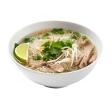 pho isolated on a transparent background, generative ai