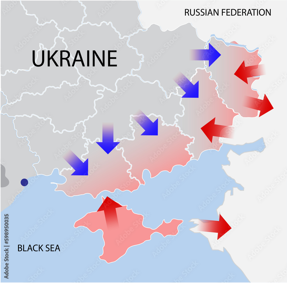 Ukraine war map, counter offensive