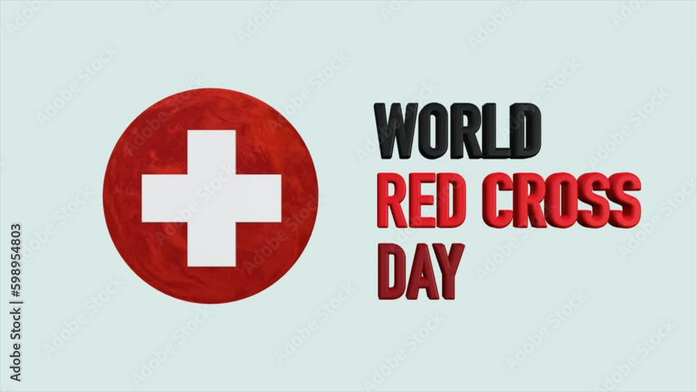Animation 3d video about world red cross day Animation 3d video about world red cross day