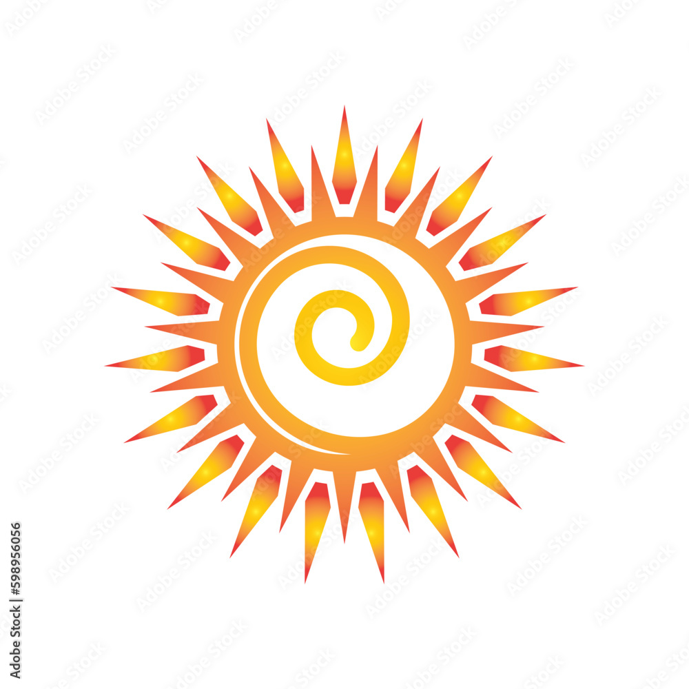 Sun vector illustration icon Sun vector illustration icon