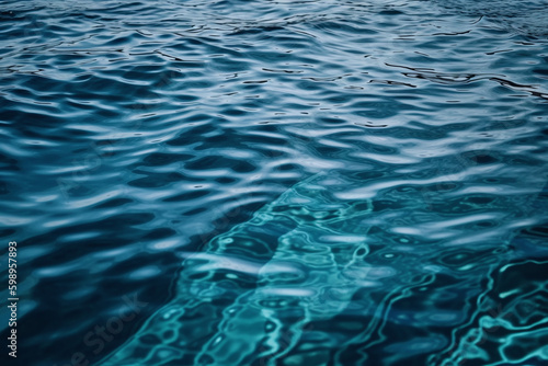 Fond d'écran sur ondulation de l'eau de l'océan » IA générative