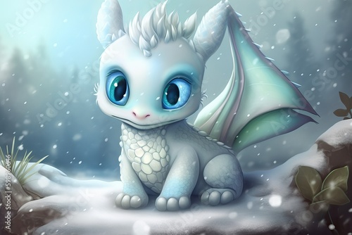Dragon Ball Winter from generative ai