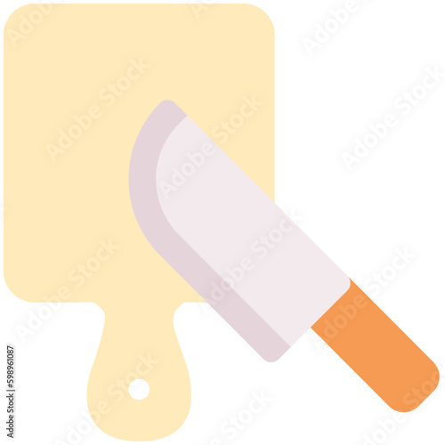 knife flat icon
