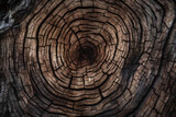 Fond d'écran avec gros plan sur le centre d'un tronc d'arbre » IA générative