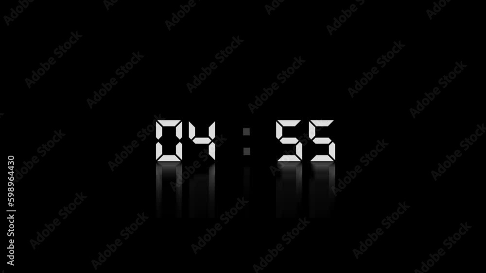5 minute countdown. 5 Minute Clock countdown animation Timer Countdown ...