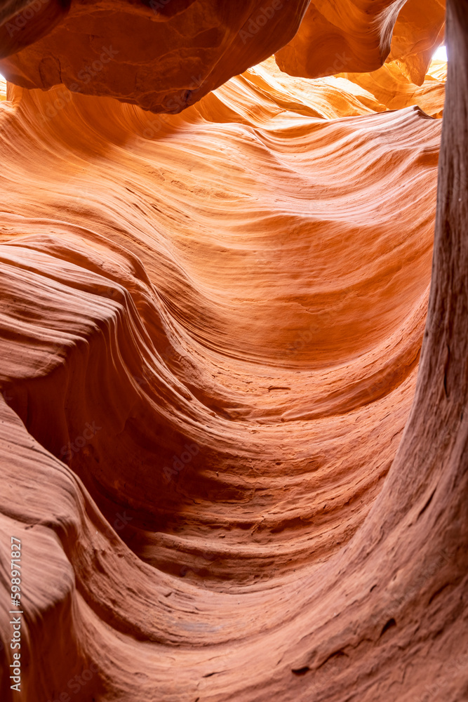 View of Antelope Canyon near Page, Arizona. View of Antelope Canyon near Page, Arizona.