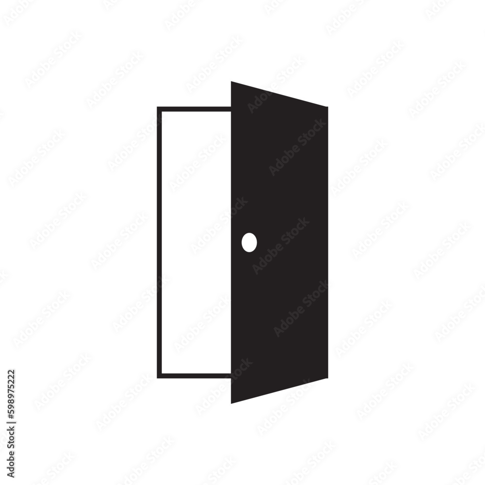 Exit vector icon. Door flat sign design. Door vector icon. Door symbol pictogram. Door line icon. UX UI icon Exit vector icon. Door flat sign design. Door vector icon. Door symbol pictogram. Door line icon. UX UI icon