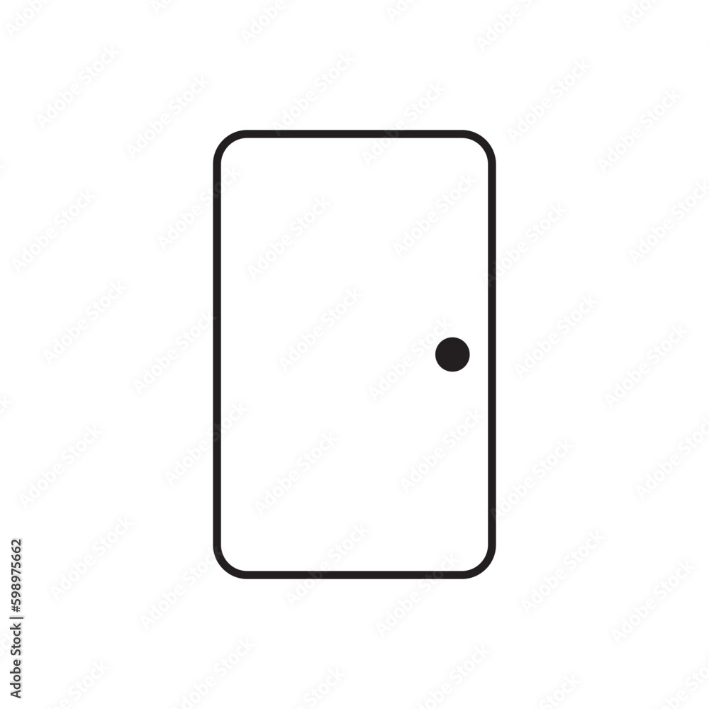 Exit vector icon. Door flat sign design. Door vector icon. Door symbol pictogram. Door line icon. UX UI icon Exit vector icon. Door flat sign design. Door vector icon. Door symbol pictogram. Door line icon. UX UI icon
