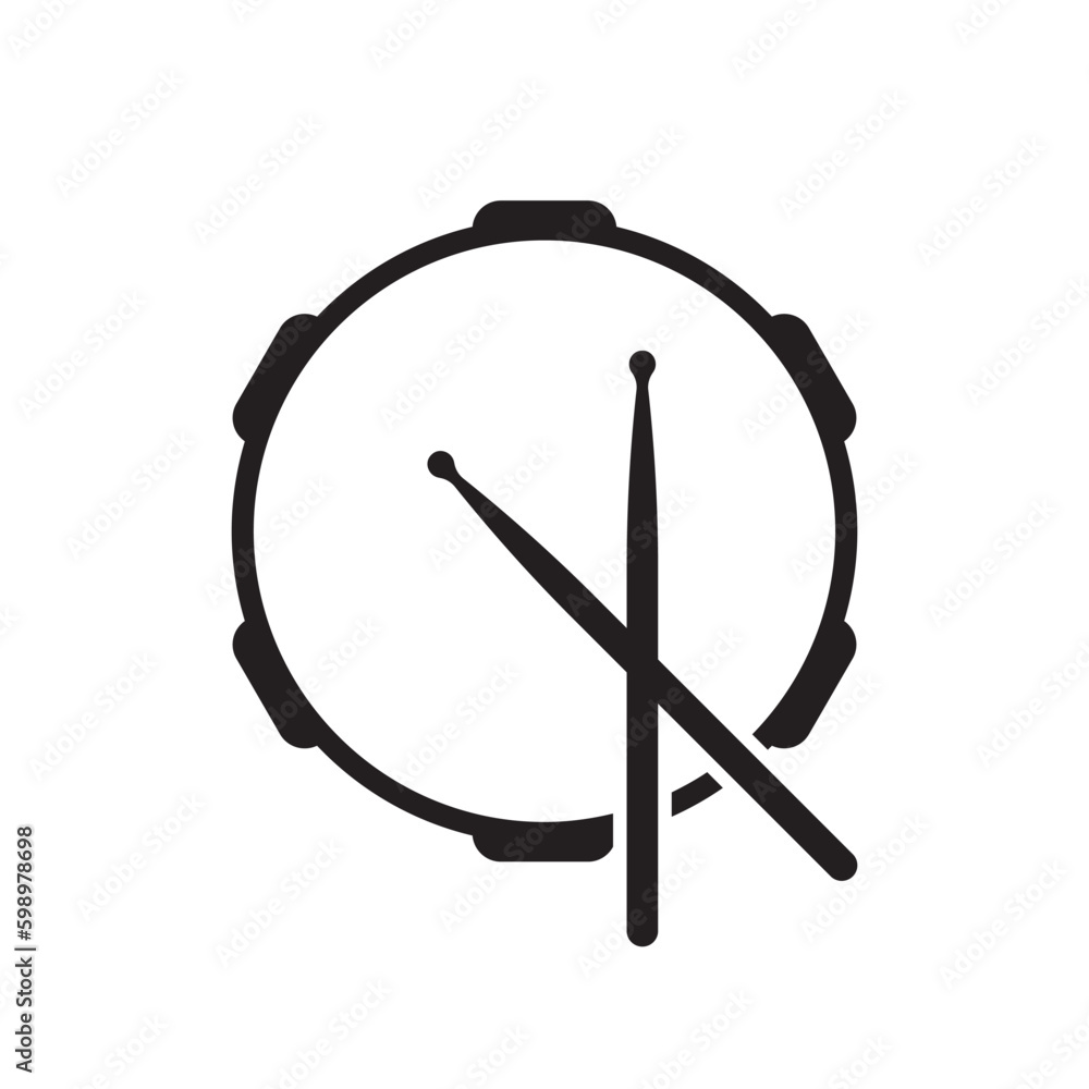 Drum vector icon. Drum flat sign design illustration. Drums symbol pictogram. UX UI icon Drum vector icon. Drum flat sign design illustration. Drums symbol pictogram. UX UI icon