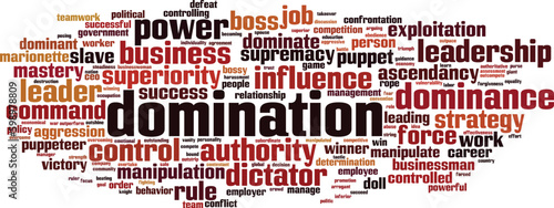 Domination word cloud