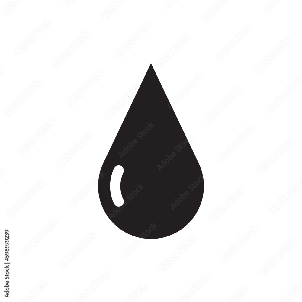Water drop flat sign design. Petroleum vector icon. Oil drop icon. Ink drop icon. Teardrop symbol. Drop pictogram. UX UI icon Water drop flat sign design. Petroleum vector icon. Oil drop icon. Ink drop icon. Teardrop symbol. Drop pictogram. UX UI icon