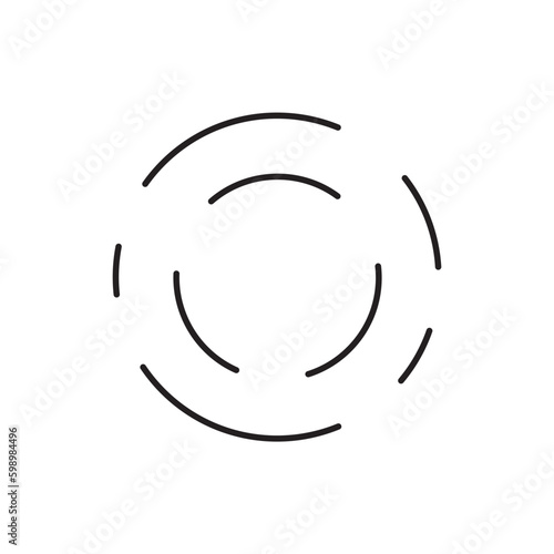 Scan vector icon. Fingerprint vector icon. Finger print flat sign design. Linear thumbprint sign. Illustration of authentication symbol. UX UI