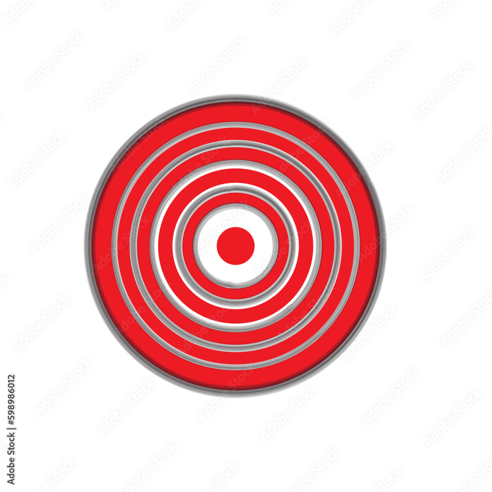 Pain red circle,icon vector logo design template Pain red circle,icon vector logo design template