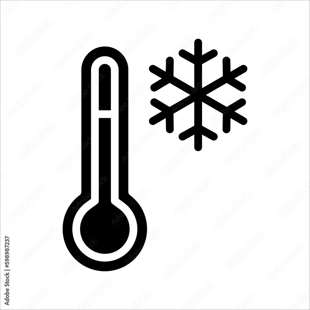 thermometer cold icon, From forecast, Climate and Meteorology icons, widget icons vector illustration on white background thermometer cold icon, From forecast, Climate and Meteorology icons, widget icons vector illustration on white background