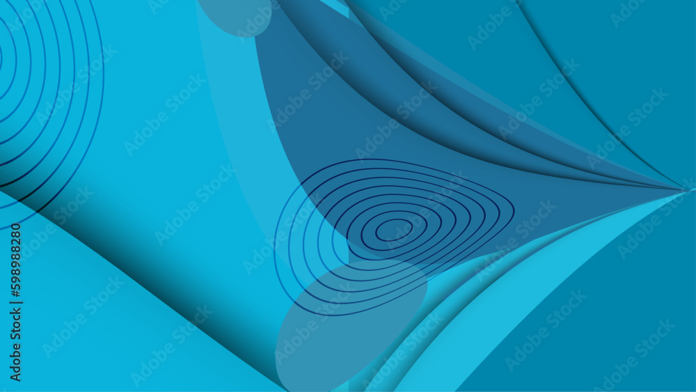 Vector gradient blue geometry background Vector gradient blue geometry background