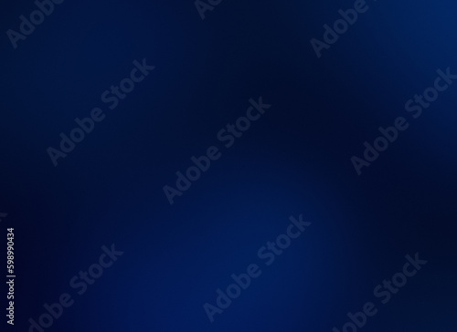 Soft and blurred dark blue grainy textured gradient background. Abstract high resolution full frame deep blue background with noise. Copy space.
