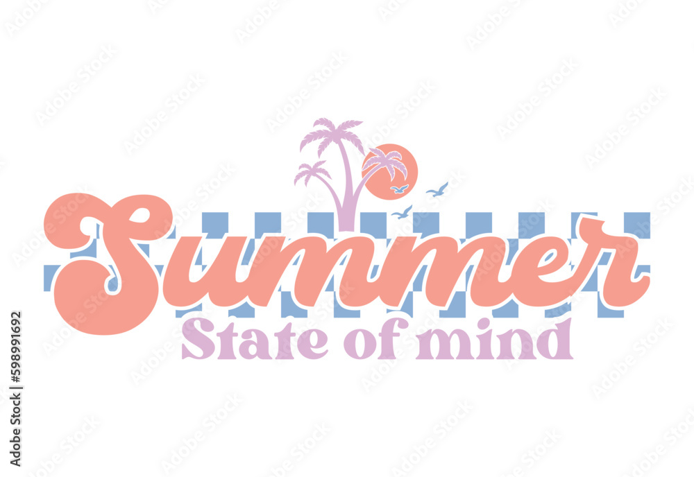Summer Quote, Retro Summer Quote, Summer Beach, Sea , Summer Vibes