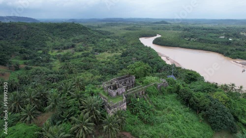 Butre from the top, Western Region, Ghana photo