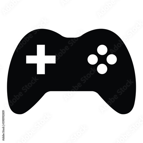 Video Game Controller Icon: Gaming and Entertainment Symbol photo