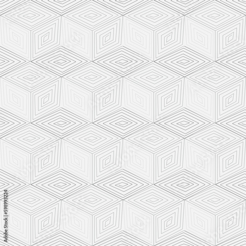 seamless abstract geometrical background with Gray cubes.ornamental texture,tiles,virtual 3d cube.simple creative geometrical cube texture with gray background vector pattern design.