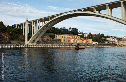 One of the bridges over the Douro River in the city of Porto, Portugal © Nacho