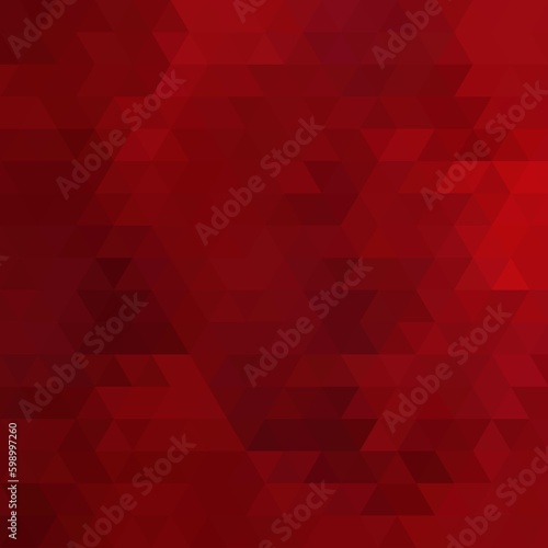 Red triangles - seamless geometric background. Vector illustration, fully editable, you can change the shape and color