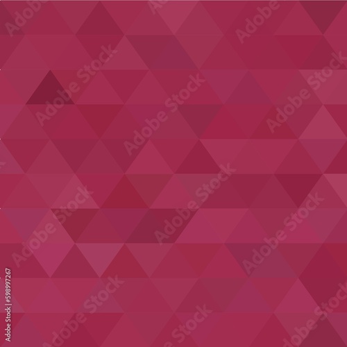 Red triangles - seamless geometric background. Vector illustration, fully editable, you can change the shape and color.