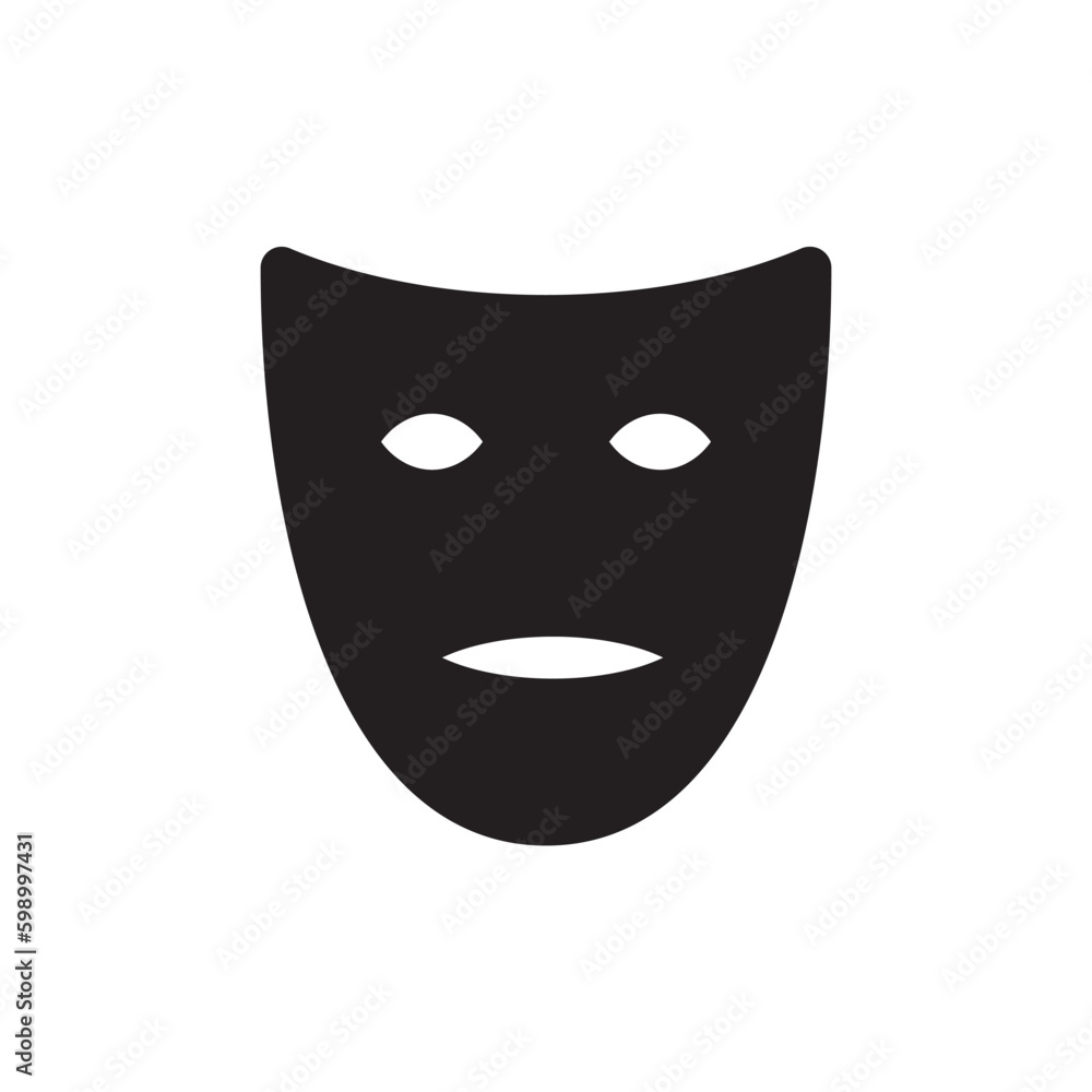 Mask vector icon. Carnaval mask flat sign design. Decorative carnival mask symbol pictogram. UX UI icon Mask vector icon. Carnaval mask flat sign design. Decorative carnival mask symbol pictogram. UX UI icon