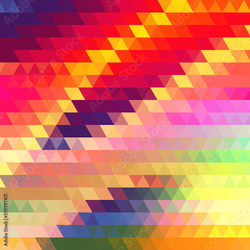 Colored triangles. Modern triangular background for advertising. eps 10