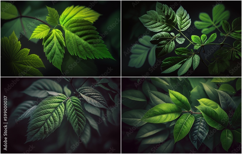 Green leaves are essential for the survival of plants. Leaves contain