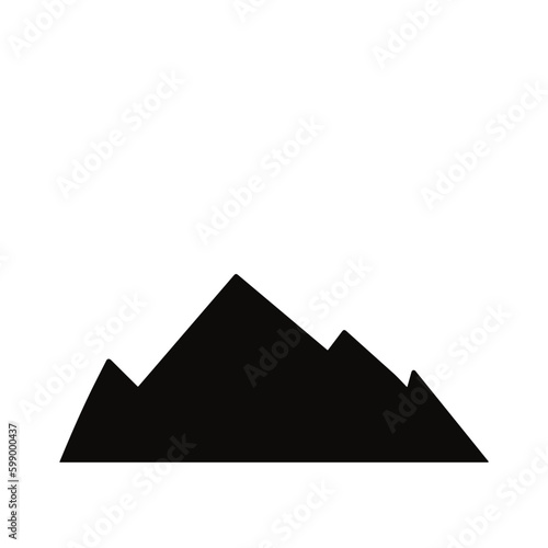 mountain vector icon 