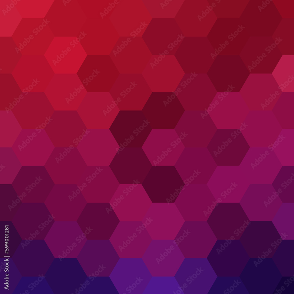 Color hexagon background, pattern, hexagon wallpaper. Vector illustration.