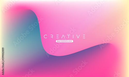 Abstract liquid gradient Background. Fluid colour mix. Red and Yellow vivid color blend. Modern Design Template For Your ad Banner, Poster, Cover, Web page, Brochure, and flyer. Vector Eps 10
