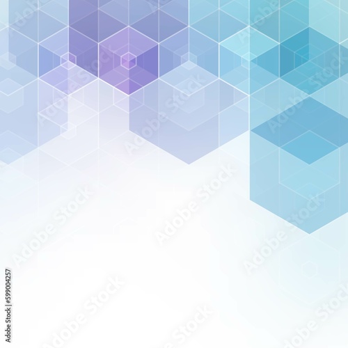 Color hexagon abstract background. Template for presentation. polygonal style. eps 10