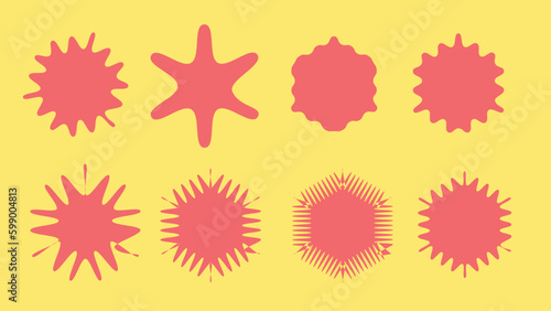 background with stars icons