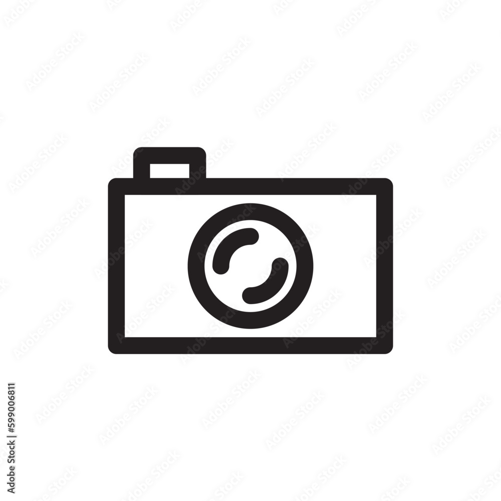 Video camera vector icon. Photo camera vector icon. Camera flat sign design. Recorder linear outline symbol pictogram. UX UI icon Video camera vector icon. Photo camera vector icon. Camera flat sign design. Recorder linear outline symbol pictogram. UX UI icon