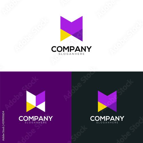 Free Download M letter logo design, m logo, m letter logo design vector template  - GFXLoad