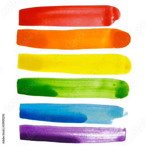 Illustration with hand drawn abstract watercolor background