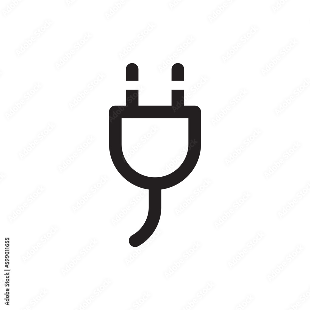 Plug vector icon. Plug flat sign design. Plug symbol pictogram. UX UI icon Plug vector icon. Plug flat sign design. Plug symbol pictogram. UX UI icon
