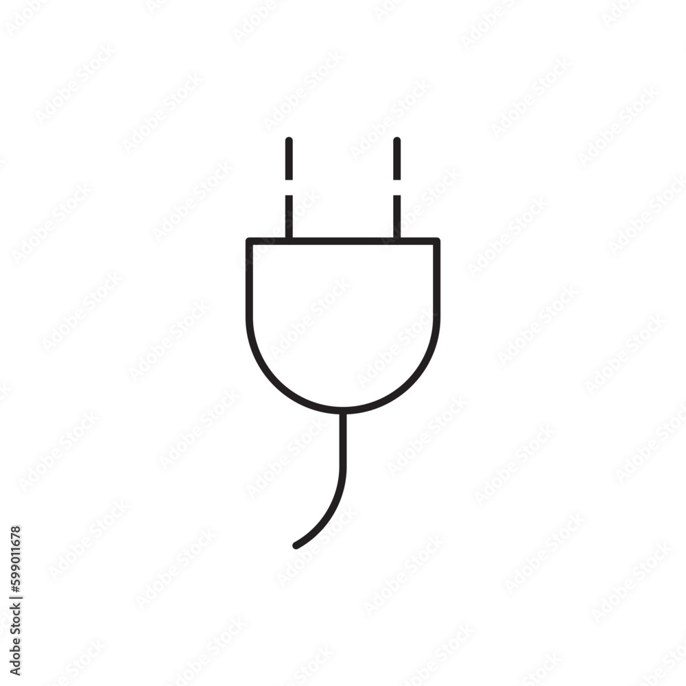 Plug vector icon. Plug flat sign design. Plug symbol pictogram. UX UI icon Plug vector icon. Plug flat sign design. Plug symbol pictogram. UX UI icon