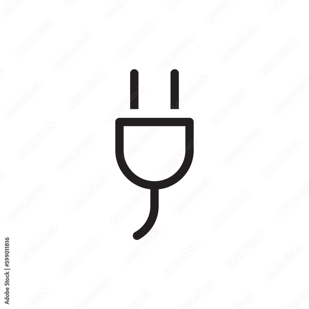 Plug vector icon. Plug flat sign design. Plug symbol pictogram. UX UI icon Plug vector icon. Plug flat sign design. Plug symbol pictogram. UX UI icon