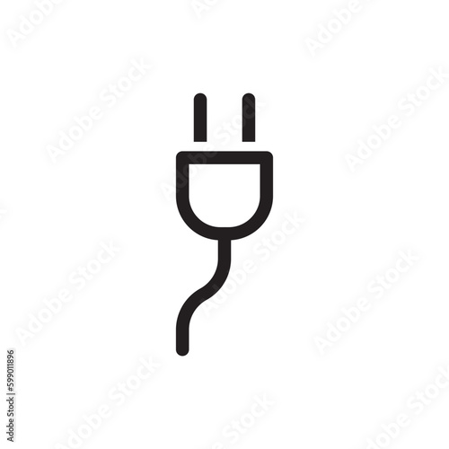 Plug vector icon. Plug flat sign design. Plug symbol pictogram. UX UI icon